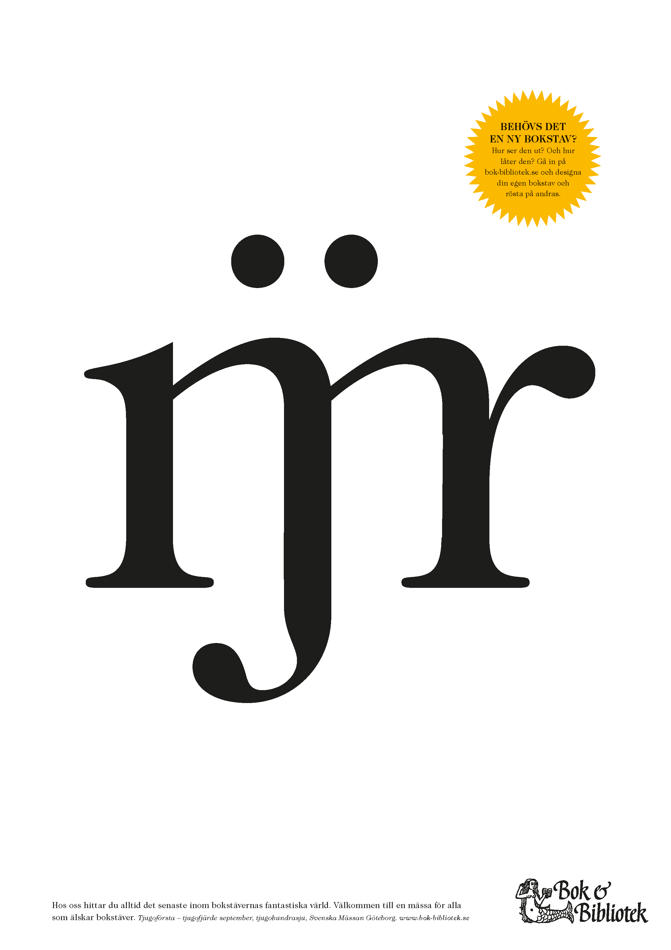 A new Letter? – Bokmässan